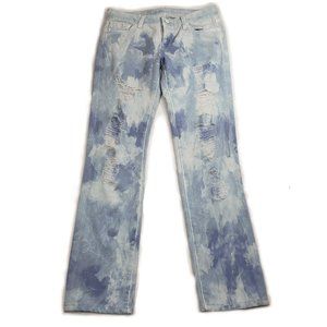7 For All Mankind Tie Dye Distressed Roxanne